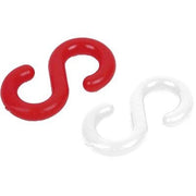 GANCIO S X CATENA SEGNALETICA HAND  PLT  BIANCO/ROSSO D.MM 8 CF=PZ 2