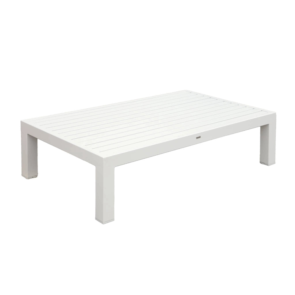 Salotto da giardino in alluminio, 5 posti, beige