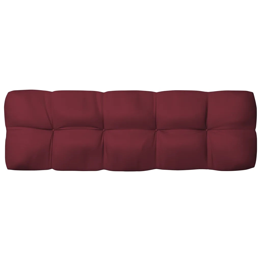 Cuscini per Divano Pallet 7 pz Rosso Vino