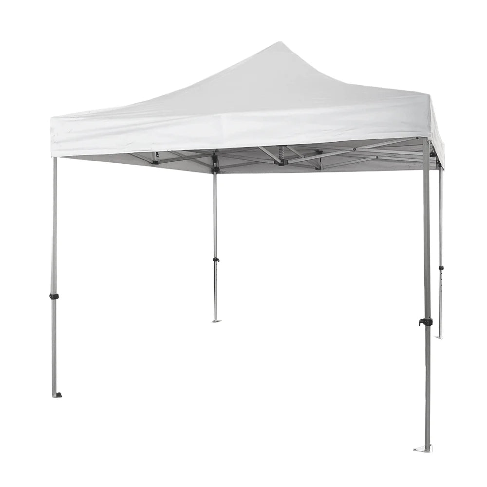 Gazebo richiudibile in alluminio professionale struttura esagonale Market-Pro 3X3 Bianco impermeabile