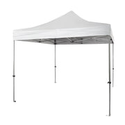 Gazebo richiudibile in alluminio professionale struttura esagonale Market-Pro 3X3 Bianco impermeabile