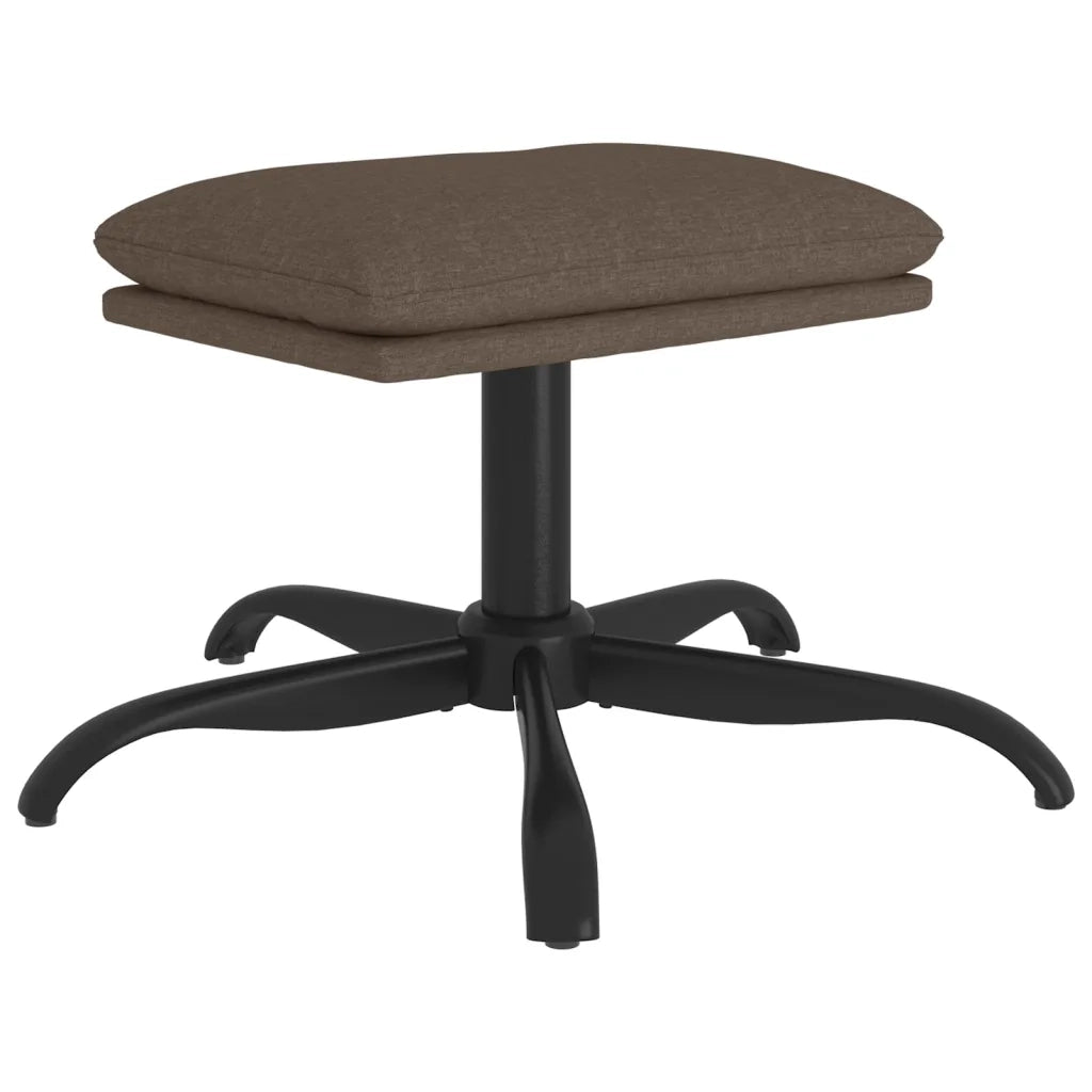Poggiapiedi Tortora 60x60x39 cm in Tessuto cod mxl 67609