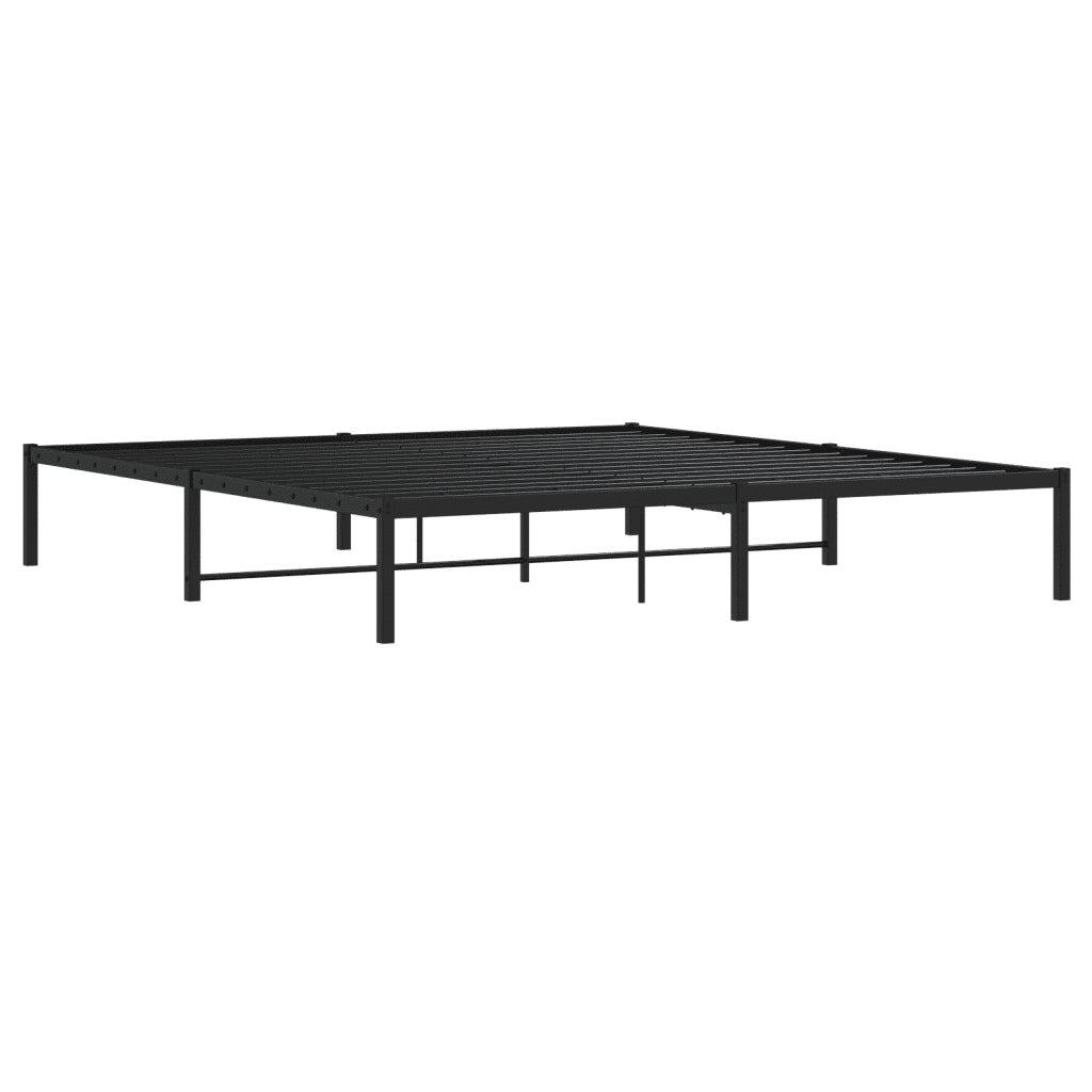 Giroletto Metallo Nero 180x200 cm 373659