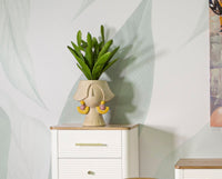 Vaso Elegant 24,5x26x20,5 cm in Poliresina Multicolor