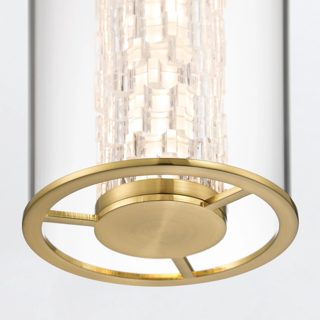 Lampada a sospensione Espada Quintiesse LED 18W ottone