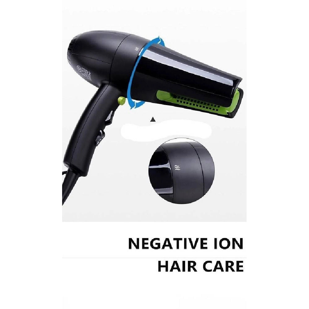 Trade Shop - Asciugacapelli Phon Professionale Motore Ac 1800-2200w 3 Velocità Salone Gm-118 -