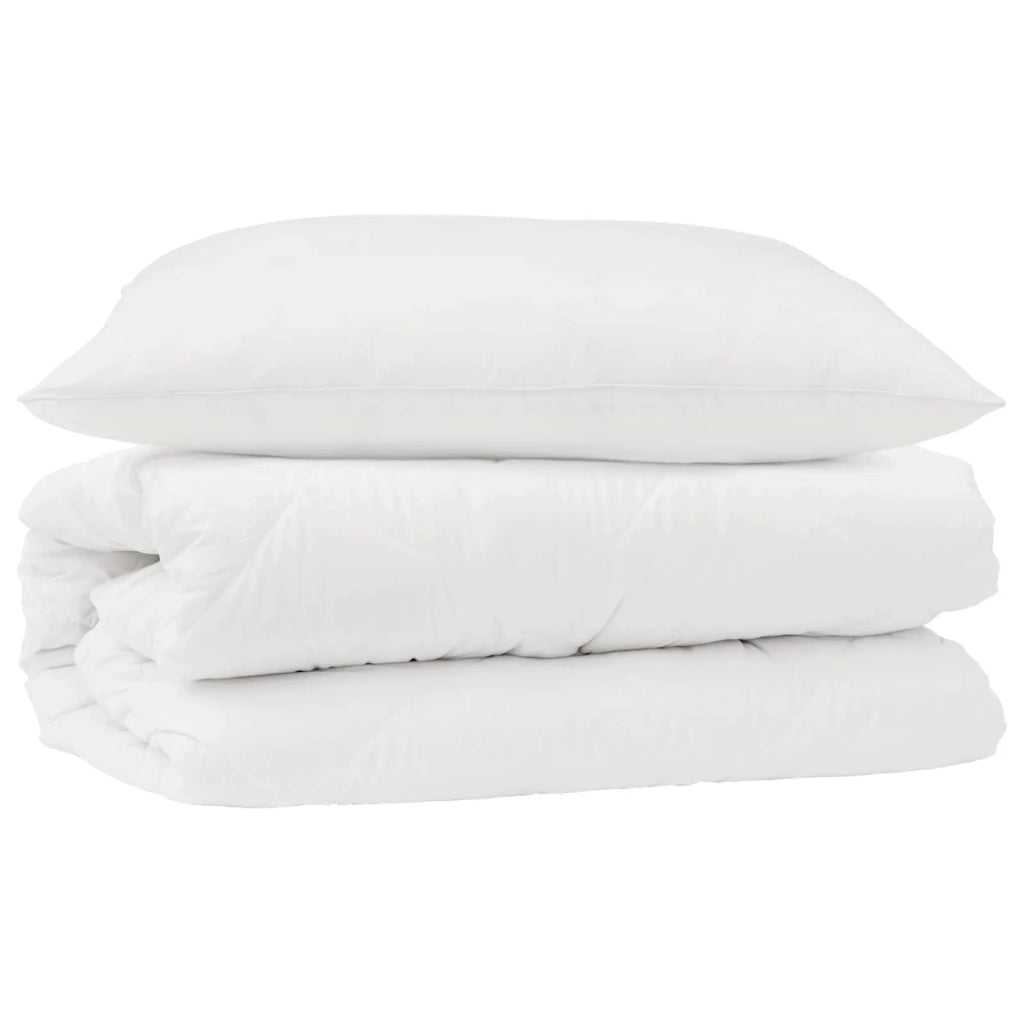 Set di Piumoni con cuscino 2 pz | Duvet Bianco Microfibra