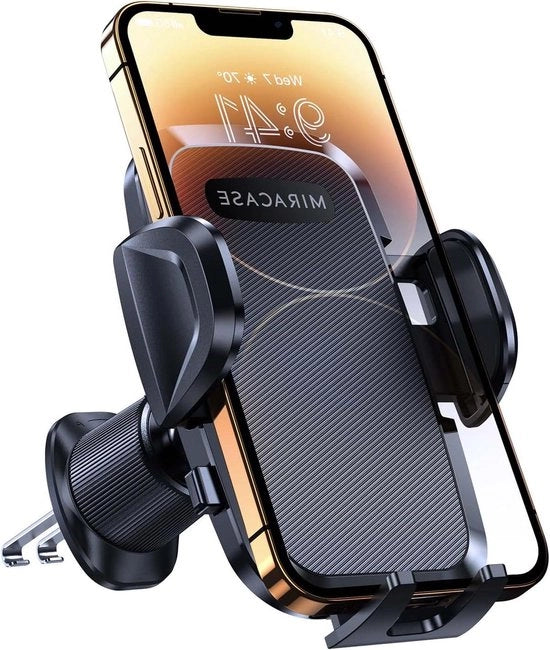 Supporto per telefono cellulare retrattile in acciaio - Alloggiamento universale per telefoni cellulari - Rotazione 360° - iPhone Samsung OnePlus Huawei - 4,5 pollici 7 pollici - telefono cellulare mobile