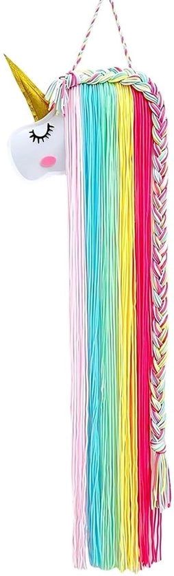 Accessori per capelli a forma di unicornio d'oro con chiusura a coccodrillo - 75 x 25 cm