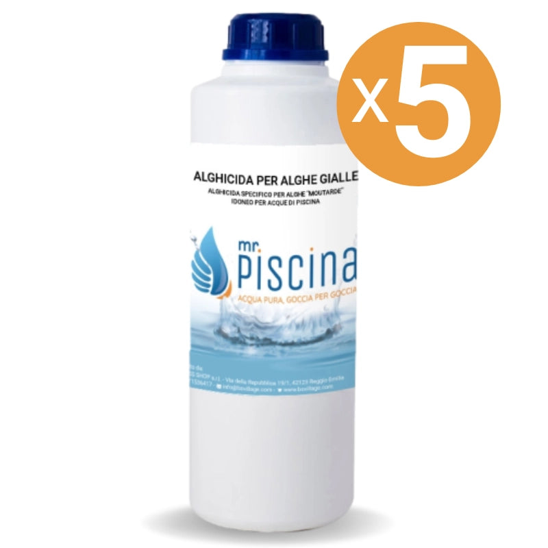 ALGHICIDA per ALGHE GIALLE confezione da 1 kg Quantità confezione: 5 confezioni
