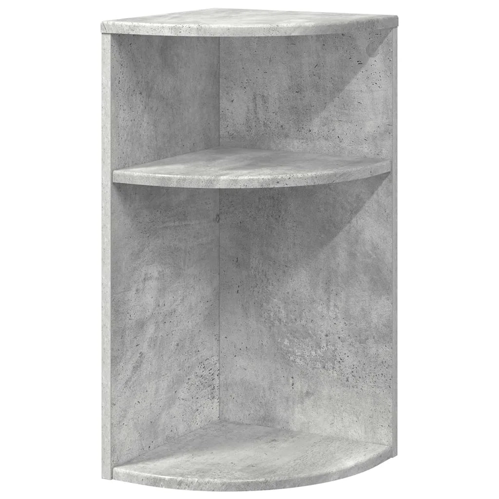 Tavolino Grigio cemento 29,6 x 29,6 x 60 cm Legno multistrato 891123