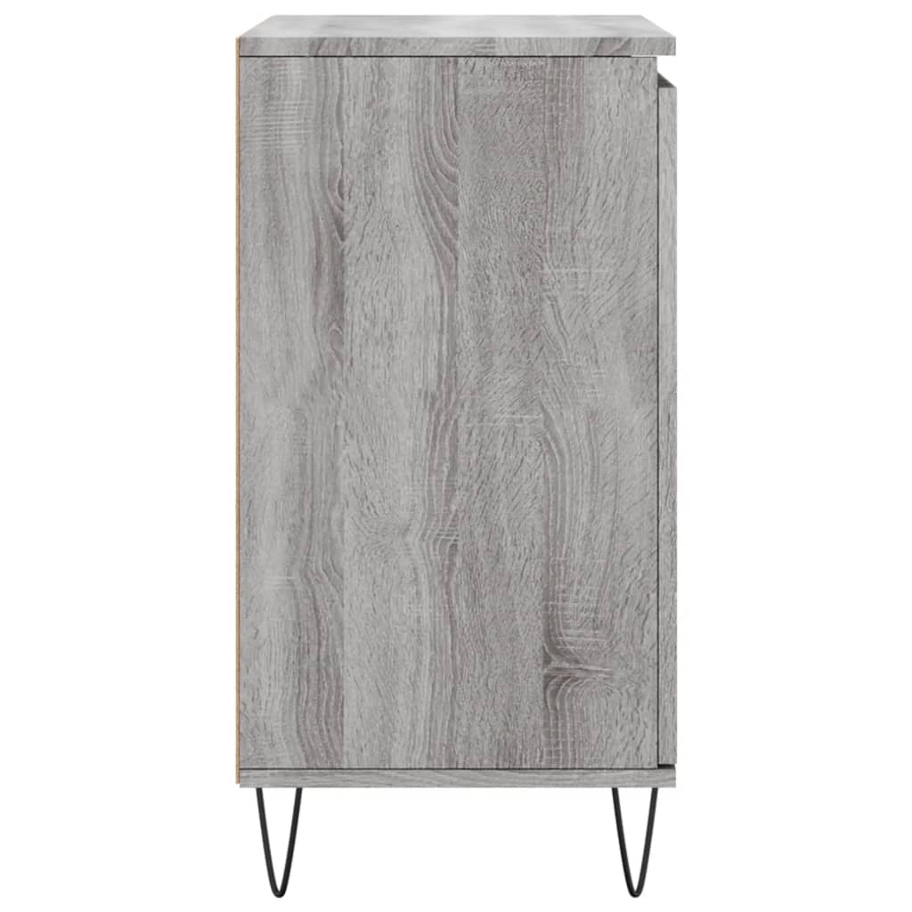 Buffet credenza cassettiera armadio mobile contenitore organizer cucina soggiorno Sonoma 60 x 35 x 70 cm legno ingegnerizzato grigio 02_0036405