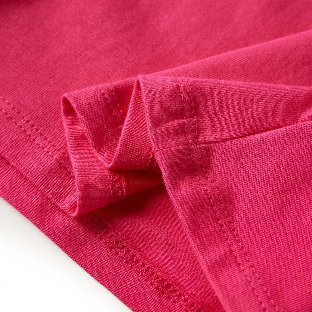 Maglietta da Bambina a Maniche Lunghe Fucsia 128 14152