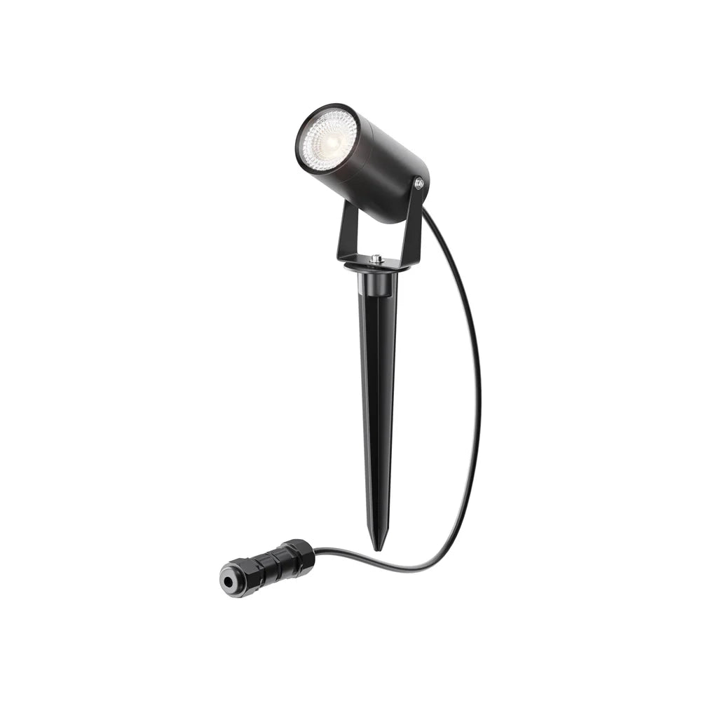 Faretto Da Esterno Moderno Scope 1 Luce Gu10 20W Alluminio Nero Ip65