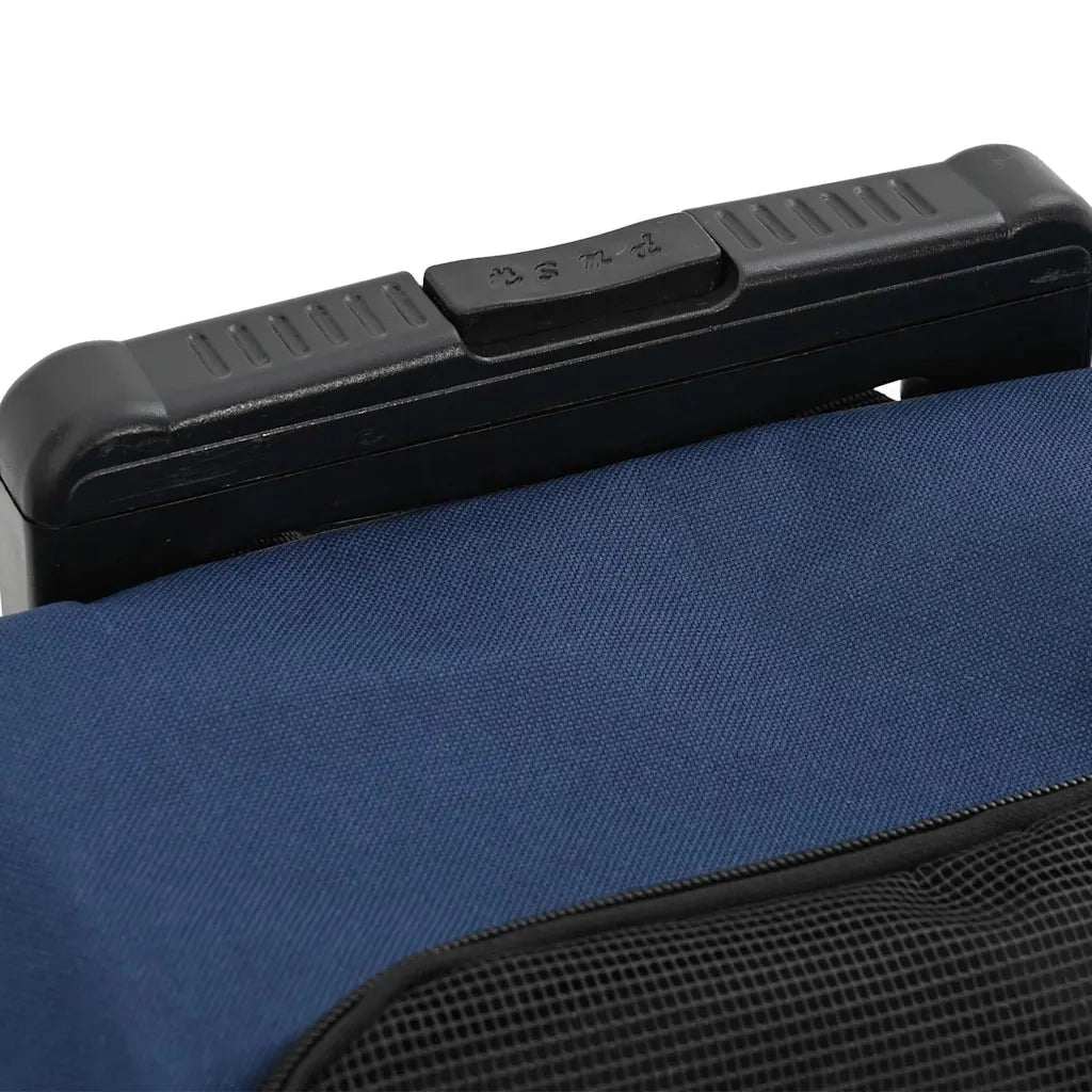 Carrello per animali domestici 3 in 1 Design Blu 48x32x(57-106) cm Tessuto Oxford CFW1791620