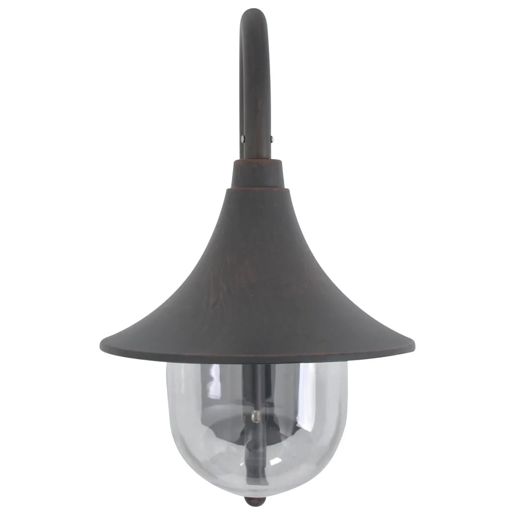 Lampada da Parete da Giardino E27 42 cm Alluminio Bronzo CFW6998515