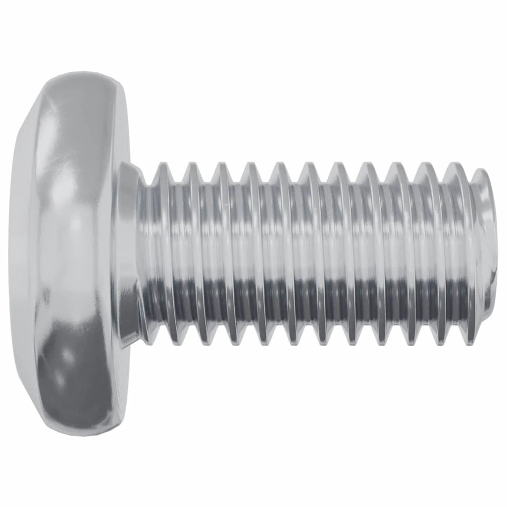 Vite di Blocco Tinta unita 2 pz Argento M6 x 12 mm Acciaio CFW2325917