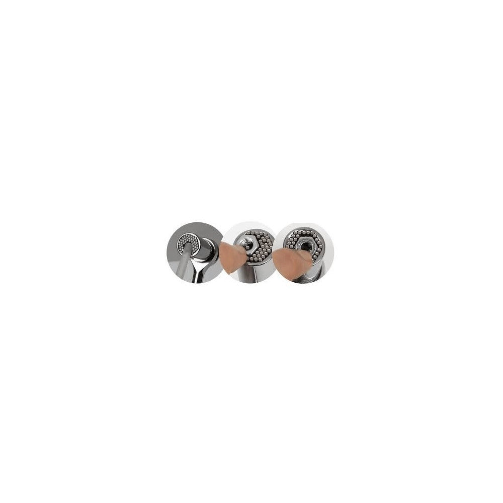 Trade Shop - Kit 3 Pezzi Chiave Universale A Bussola Da 7 A 19 Mm Avvita Svita Dado Bullone -