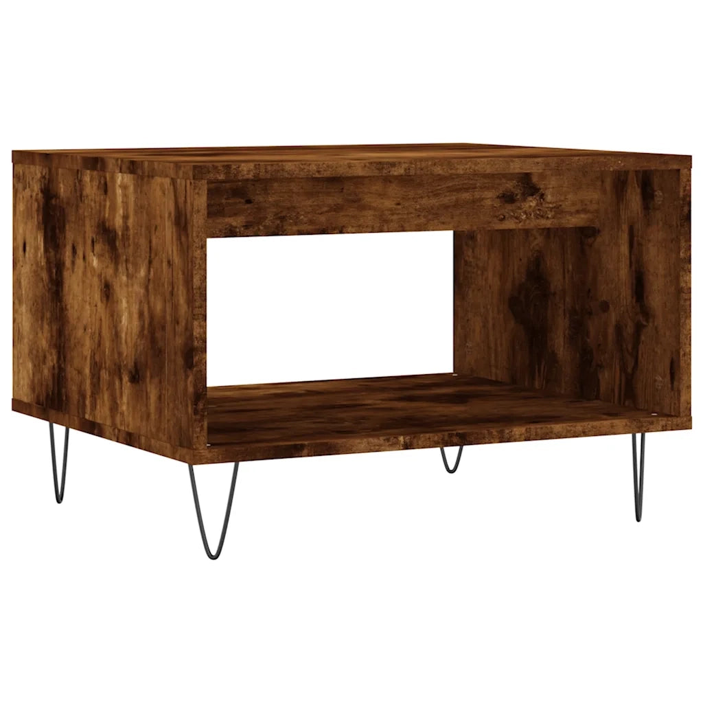 Tavolino da salotto | Tavolino da caff¨¨ | Tavolino da Soggiorno Rovere Fumo 60x50x40 cm Legno Multistrato