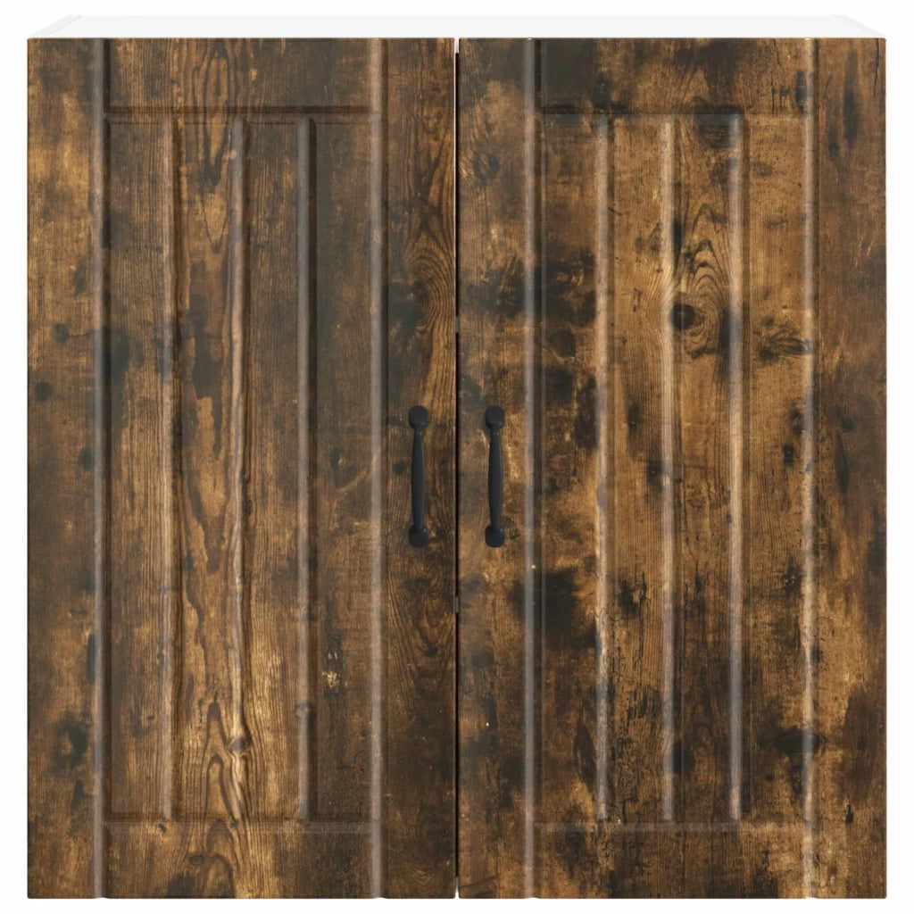 Armadietto a muro LUCCA Rovere Fumo 80 x 31 x 80 cm