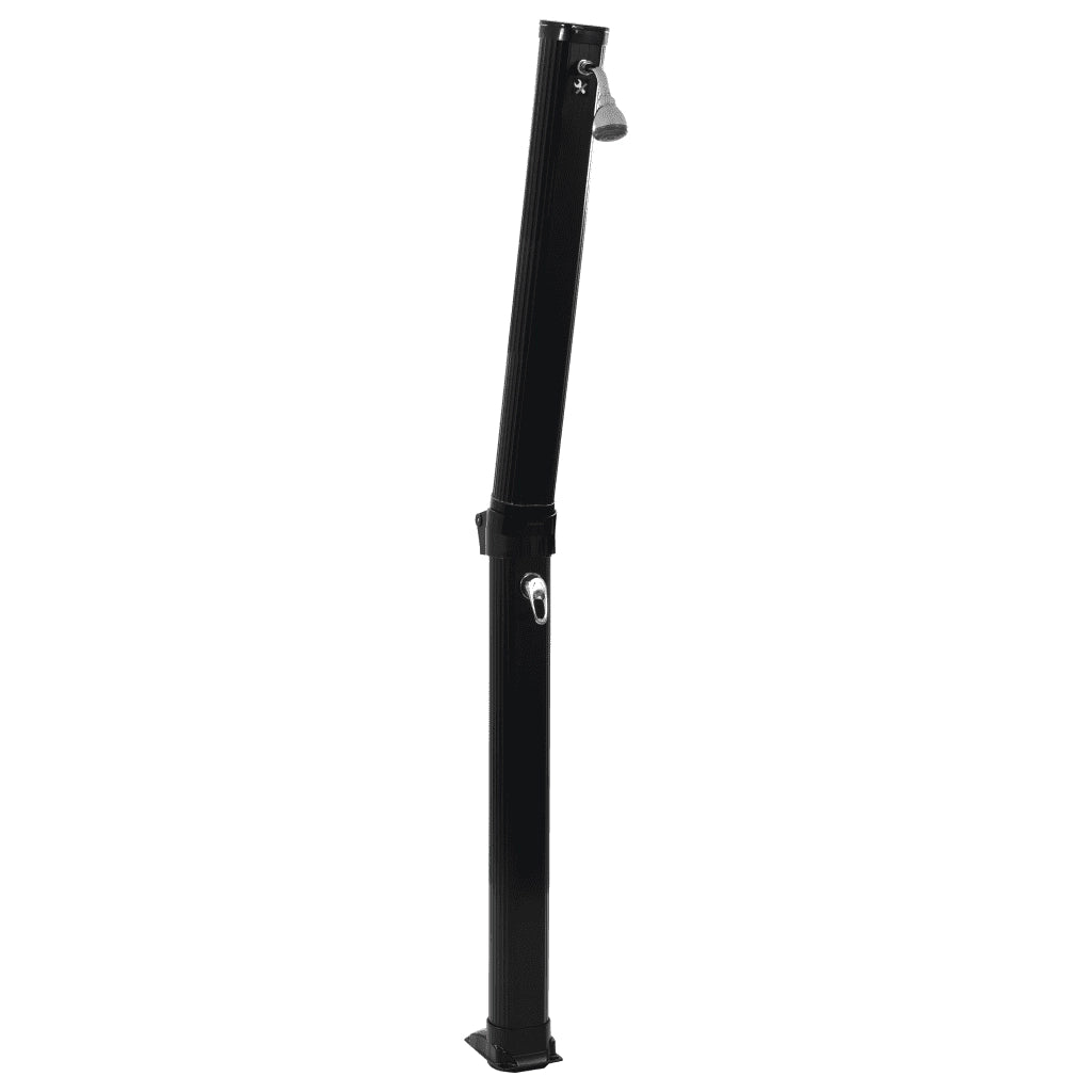 Doccia ad Energia Solare Pieghevole Nera 214 cm 23 L CFW6227178