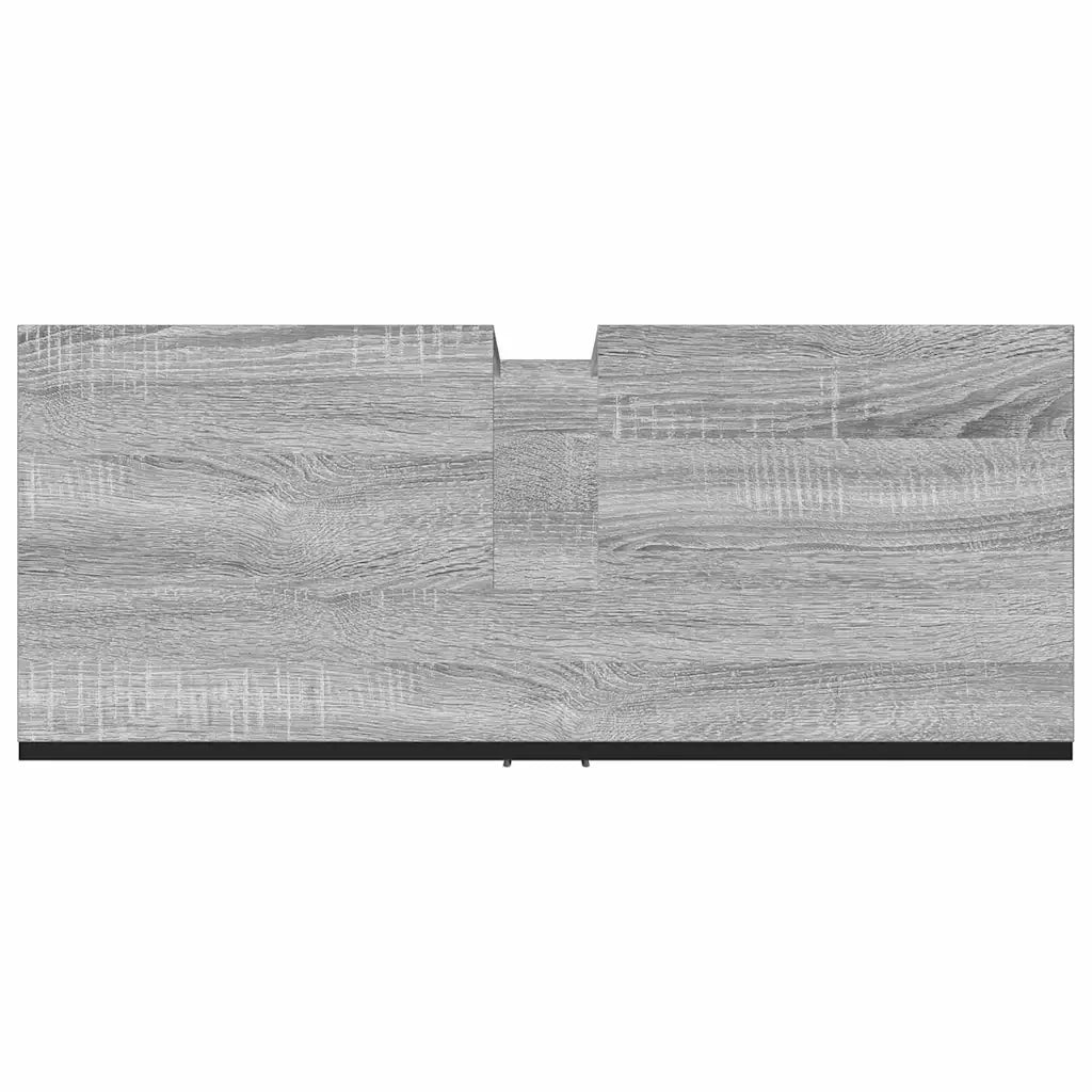 Mobile Lavabo Bagno Grigio Sonoma 60x30x60 cm Legno Multistrato