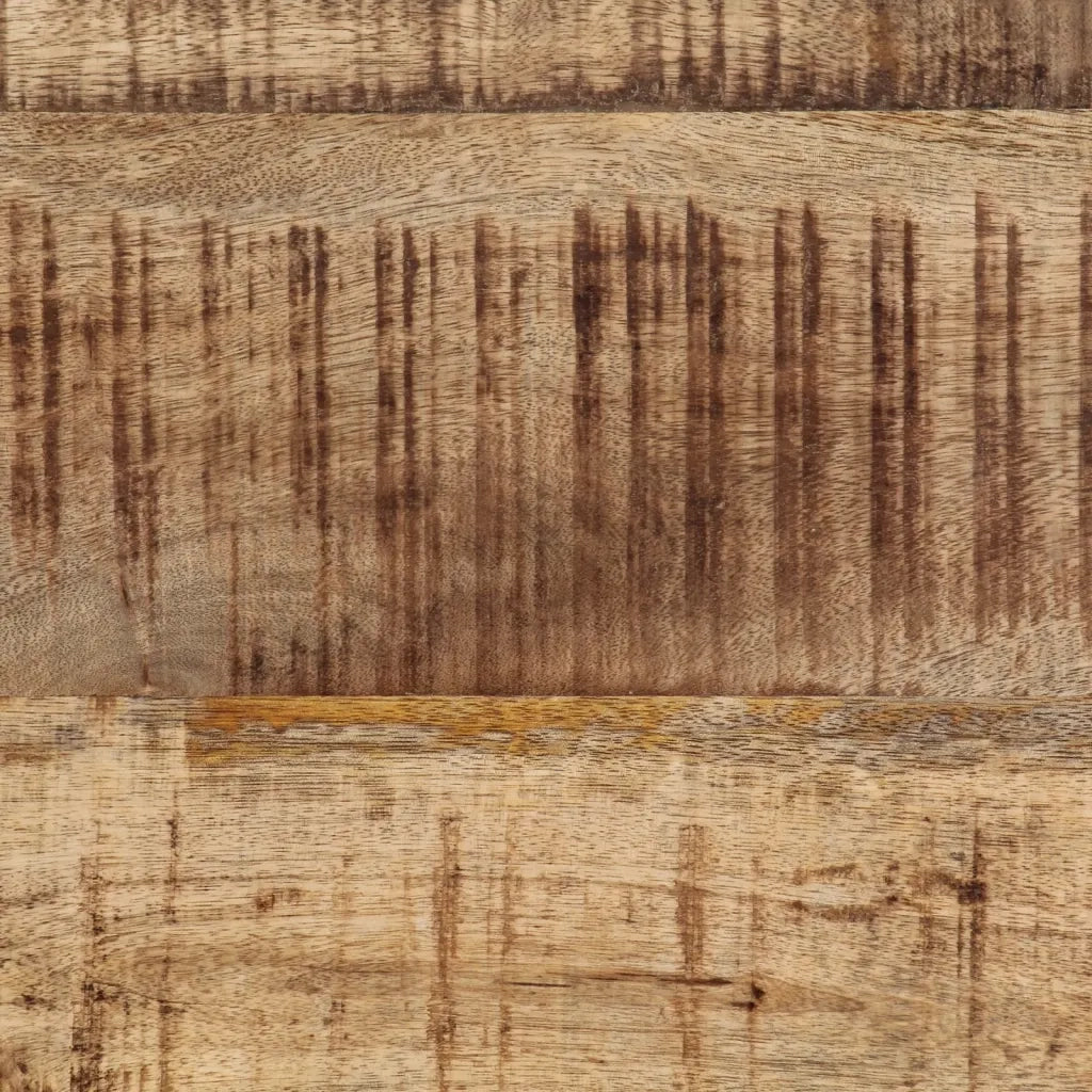 Tavolino da Salotto 80x50x40 cm Legno Massello di Mango Grezzo 374065