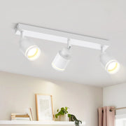 ZMH Faretto da soffitto 3 fiamme giratori 355° a sospensione moderni per corridoio camera letto