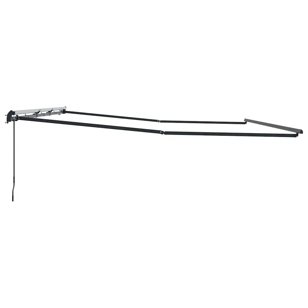 vidaXL Tenda da Sole Antracite 6 × 3,5 m Metallo