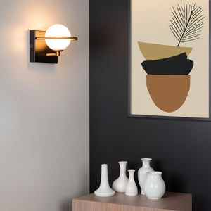 Lampada Da Parete APP1300-1W Black Gold