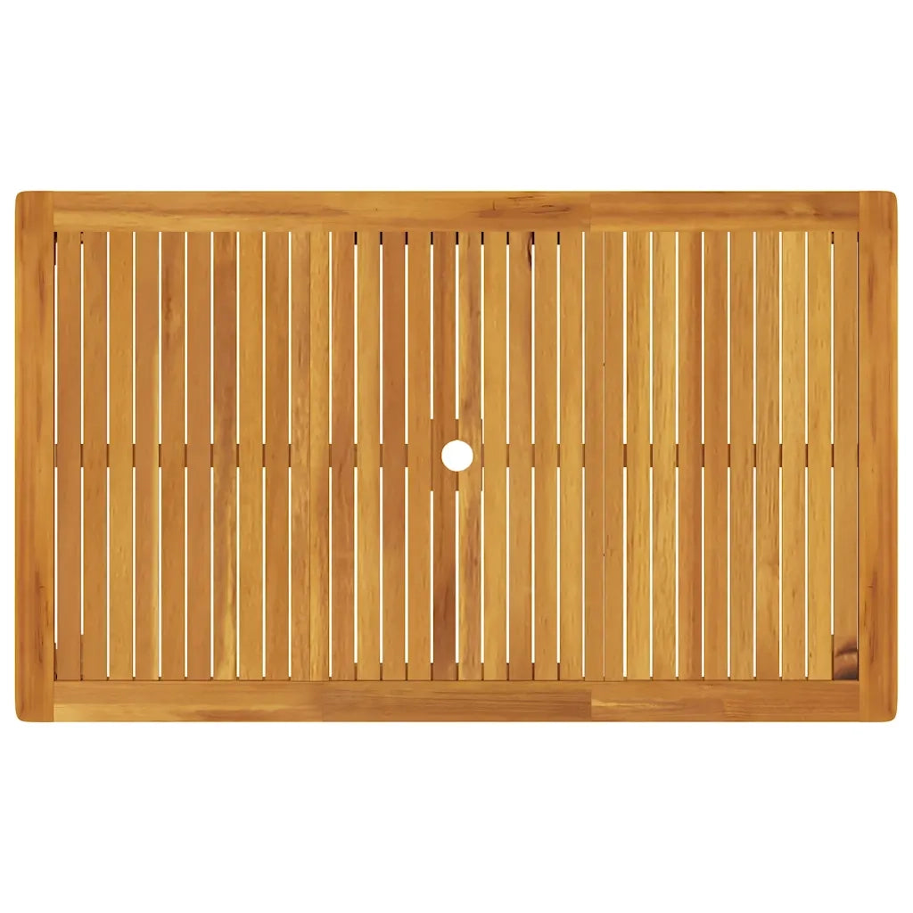 Tavolo da Giardino 150x90x74 cm in Massello di Acacia