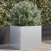 Fioriera Argento 49x47x46 cm in Acciaio Zincato 841569