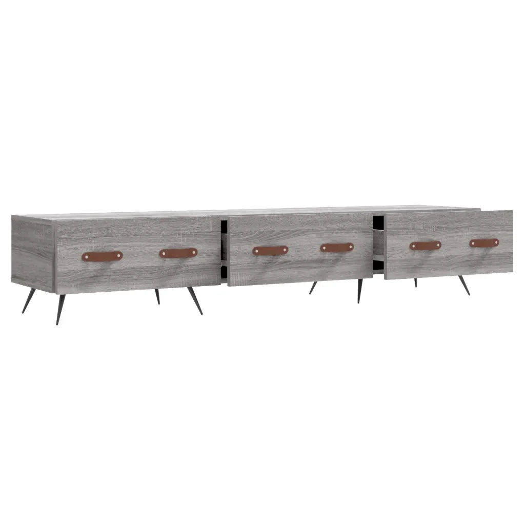 Mobile Porta TV-Mobile per TV-Credenza TV Grigio Sonoma 150x36x30 cm in Legno Multistrato 902512