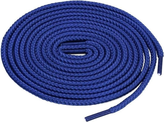 Viti a rondello per scarpe in pelle, blu reale, 120 cm - Unisex - Qualità robusta