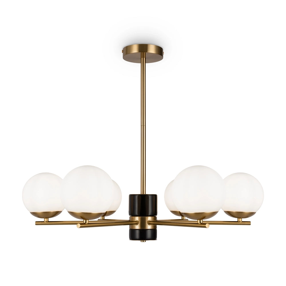 Lampada a sospensione Maytoni Marble ottone 6xE27 Ø67