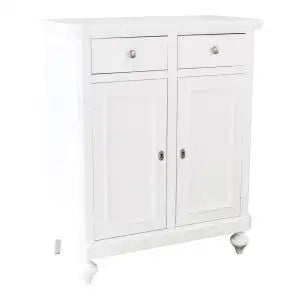 Credenza madia napoletana in legno massiccio 2 ante bianco