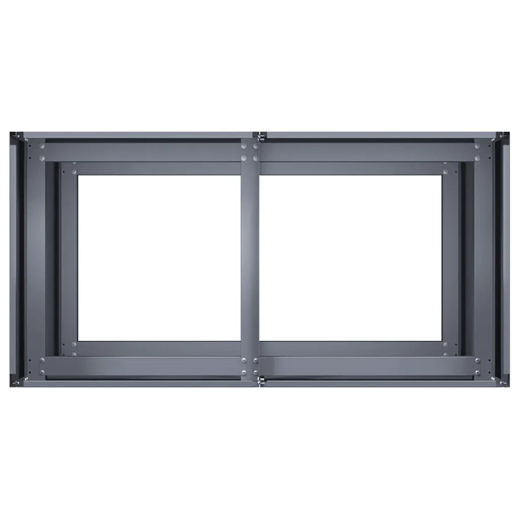 Fioriera Antracite 80x40x80 cm in Acciaio Laminato a Freddo 860712