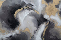 Dipinto su Tela Richy 120x3,8x80 cm in Legno di Pino e Canvas Multicolor