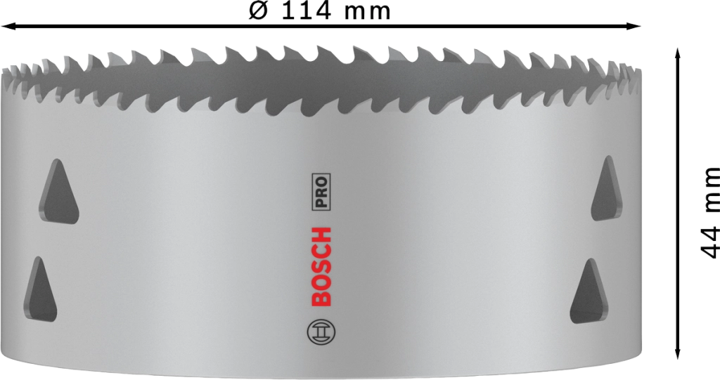 SEGA A TAZZA MULTIMATERIALE BOSCH PRO diametro 114 mm 2608901538