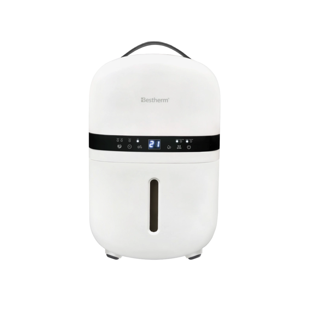 Deumidificatore d'aria Besthem Nova 5L/giorno, serbatoio rimovibile, filtro a carbone attivo