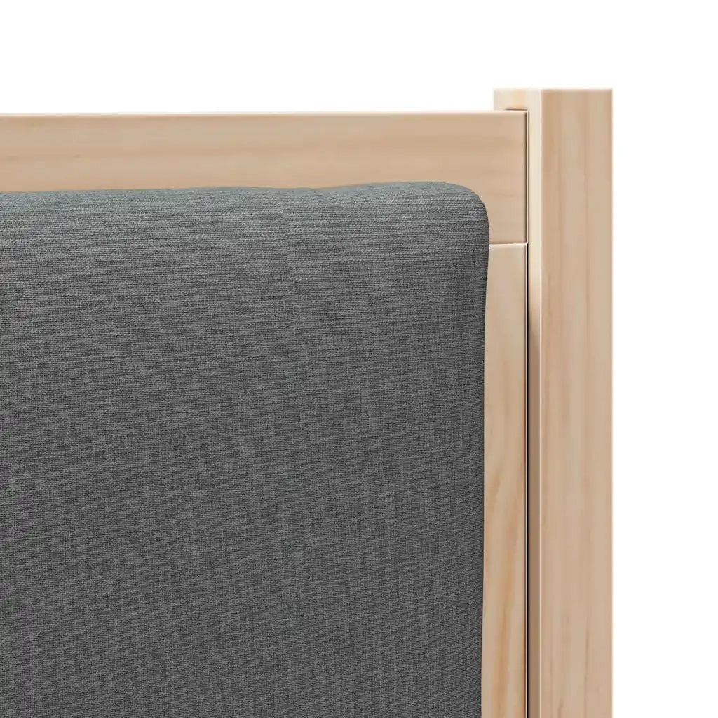 Testiera Altro-Testiera con Cuscini Marrone 90 cm Legno di pino massello 287864