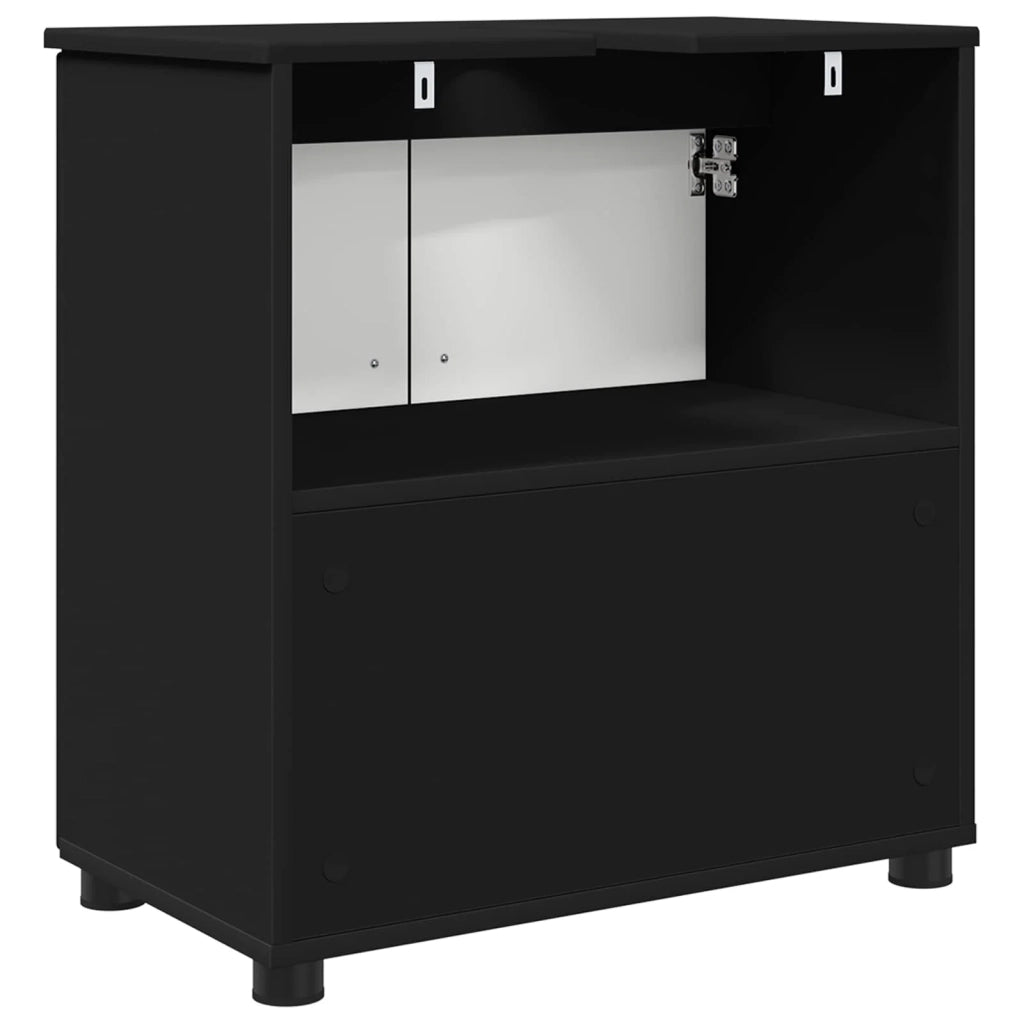Mobile da Bagno Nero 61 x 35 x 64 cm 883285