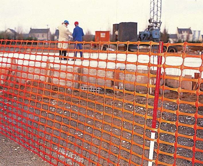 RETE DI DELIMITAZIONE CANTIERE PESANTE 1,2x50 mt - 60 mq- IDEAL STAR