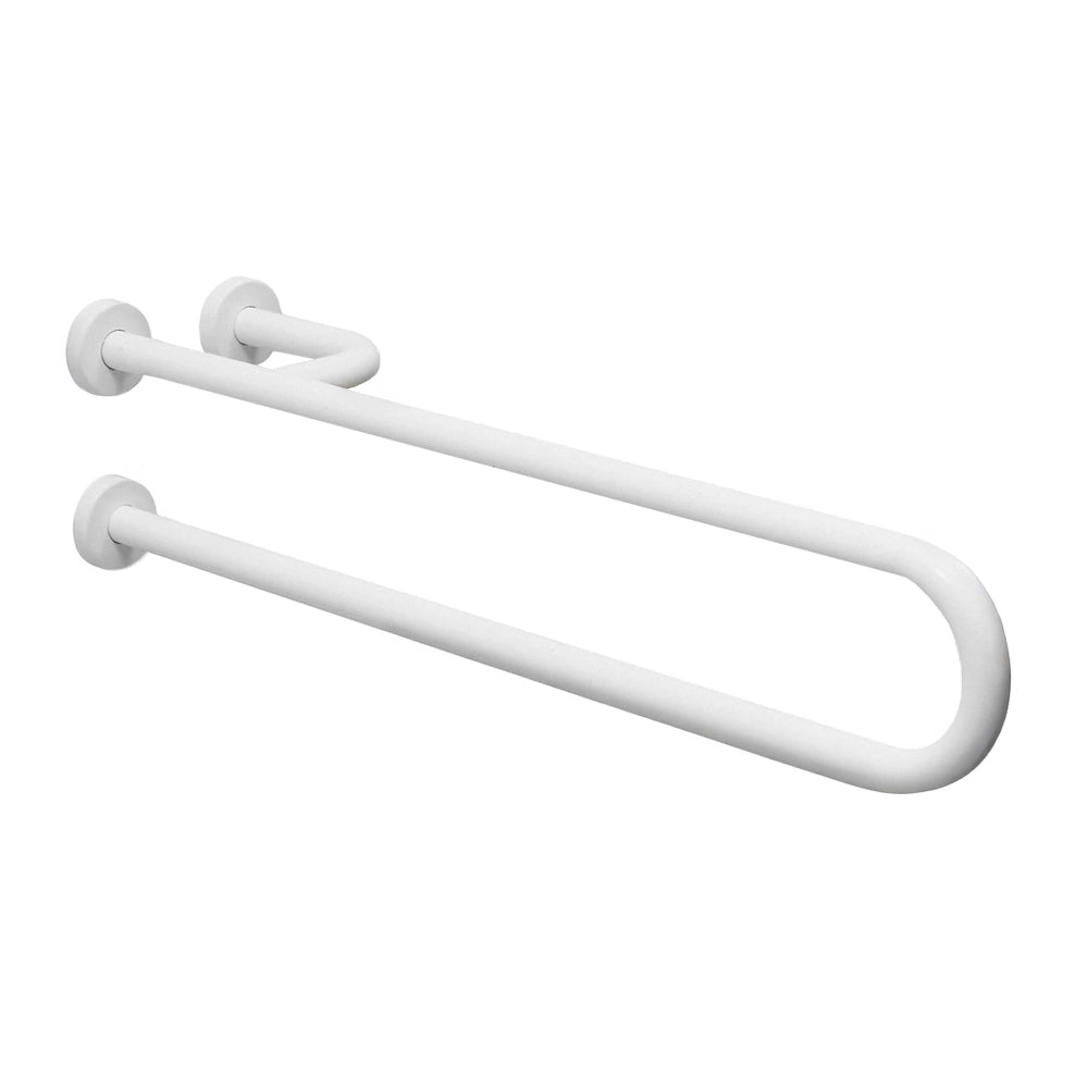 Barra di sostegno bianca con rinforzo 65 cm Sinistro