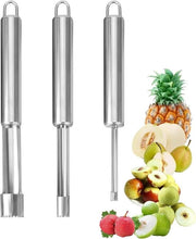 Fruitontpitter multifunzionale - Acciaio inossidabile - Affettatrice per mele e pere - Resistentente al lavastoviglie - Set da 2 Affettatrici