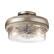 Plafoniera Grand Bank grigio anticato 2xE27 Kichler