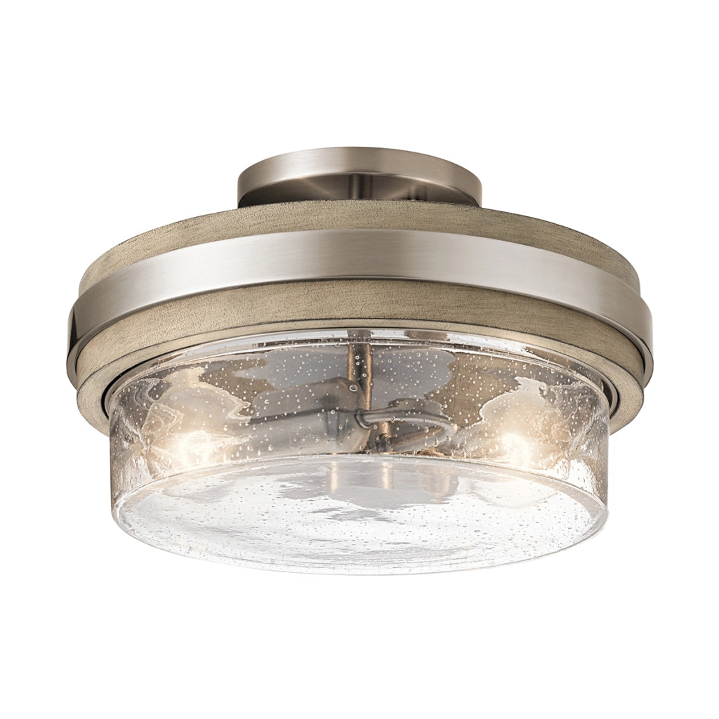 Plafoniera Grand Bank grigio anticato 2xE27 Kichler