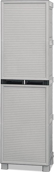 ARMADIO PORTASCOPE IN POLIPROPILENE 1 ANTA E 3 RIPIANI 50 X 39 X H172 CM