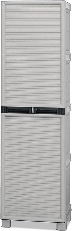 ARMADIO PORTASCOPE IN POLIPROPILENE 1 ANTA E 3 RIPIANI 50 X 39 X H172 CM
