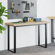 vidaXL Piano Scrivania Non Trattato 140x50x4cm Legno Massello Acacia